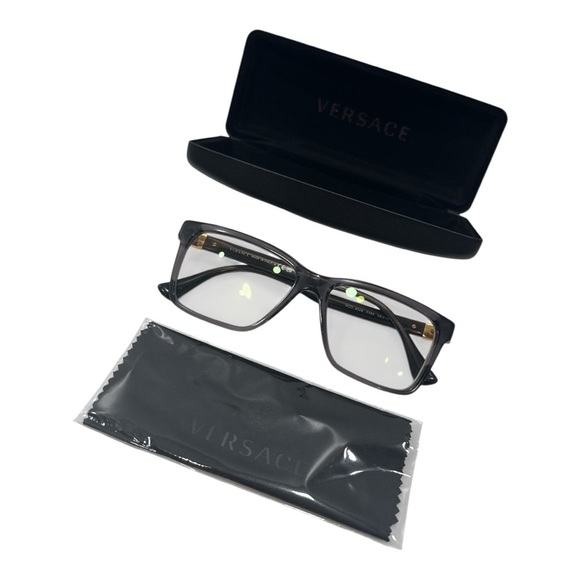Versace
Men's Rectangle Eyeglasses, MOD 3328 Color:Transparent Gray - Picture 8 of 11